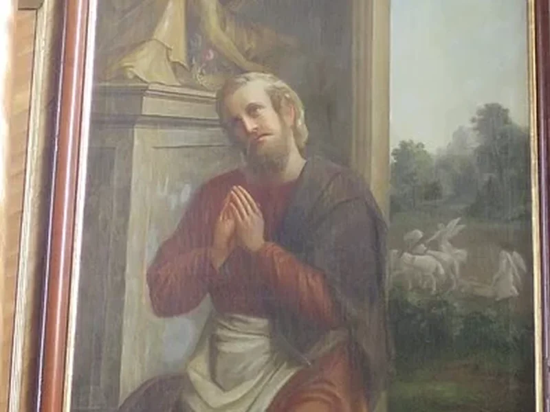 1820-Balthasar Kraft - Immagine di Sant'Isidoro di B. Kraf